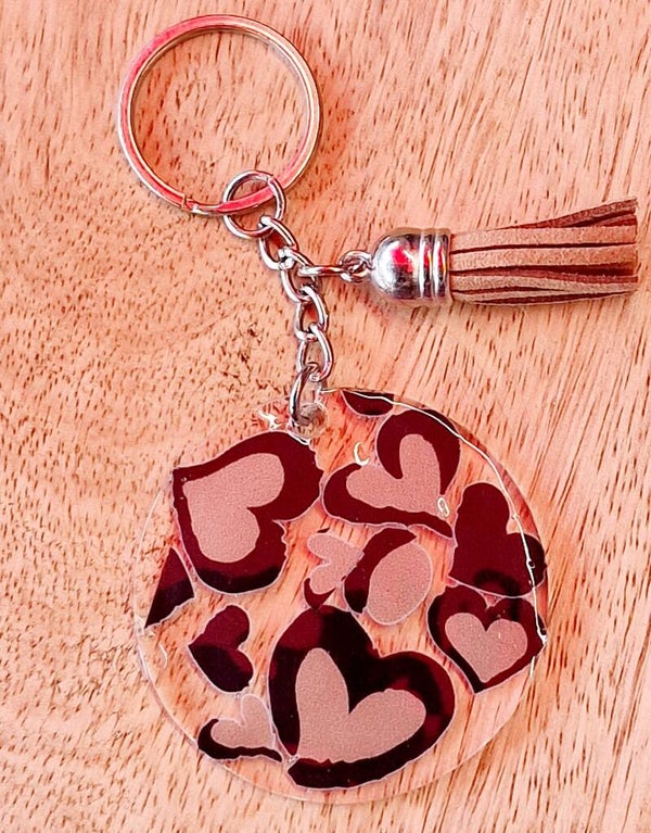 Acrylic sleutelhanger