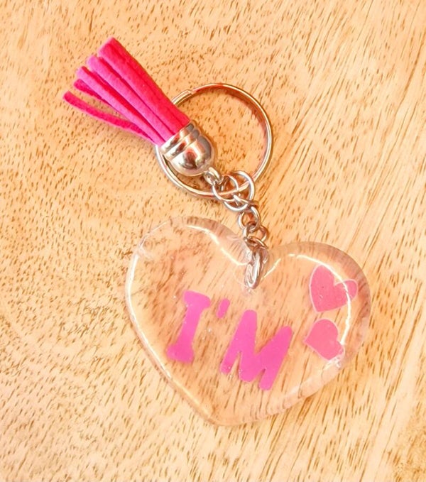 Acrylic sleutelhanger