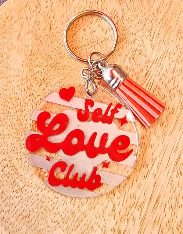 Acrylic sleutelhanger