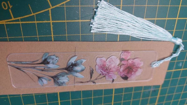 Carte Aquarelle et marque-page