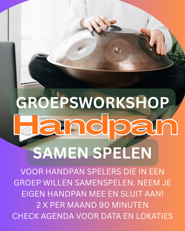 Groepsworkshop handpan - 4 augustus