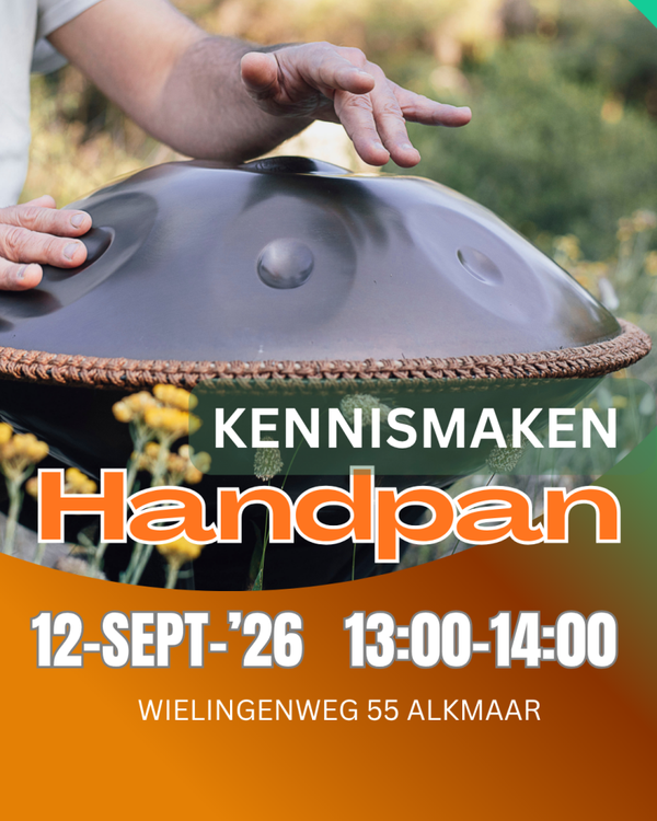 Workshop Handpan kennismaken 12 September 13:00-14:00