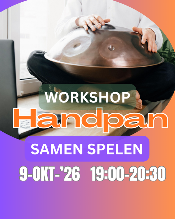 Handpan workshop samenspelen 9 Oktober