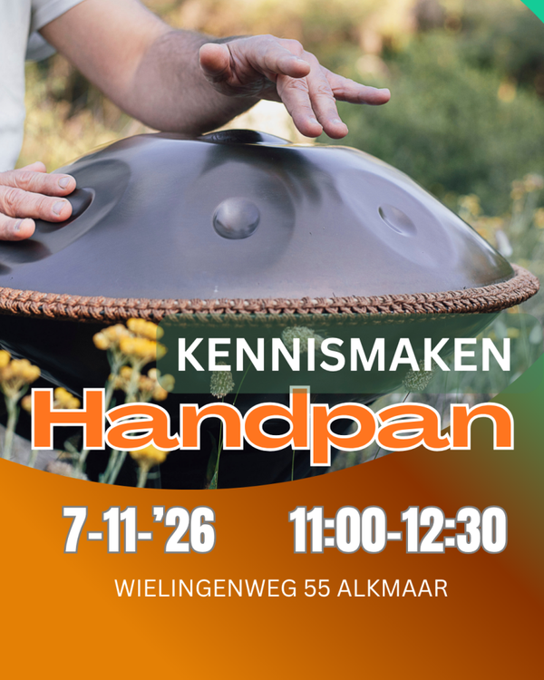 Kennismaken met de handpan - 7 november 11:00-12:30