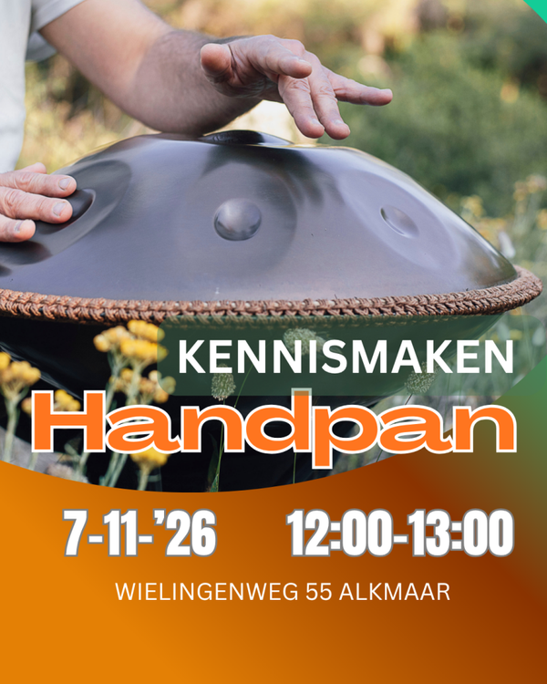 Kennismaken met de handpan - 7 november 12:00 - 13:00