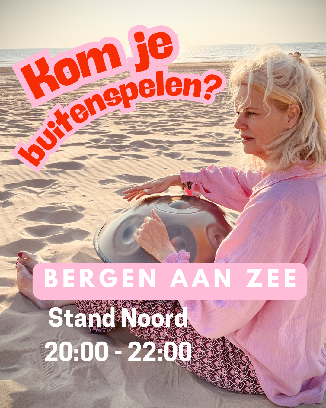 Sunset handpan Bergen a/zee - 8 juli 20:00 uur