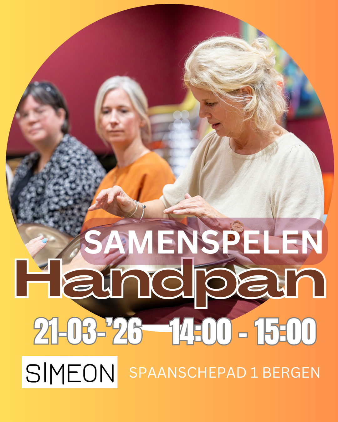 Handpan workshop Samen spelen