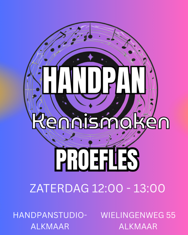 Proefles handpan spelen