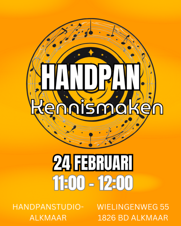 Kennismaken Handpan spelen - 24 Februari 2026