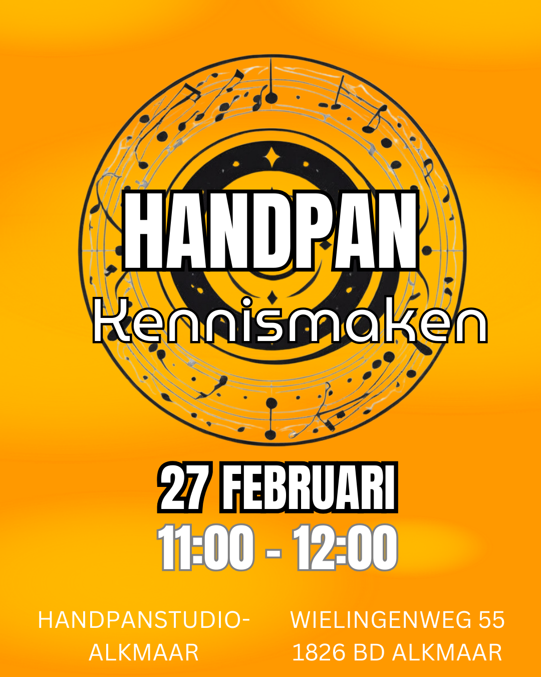 Kennismaken Handpan spelen - 27 Februari