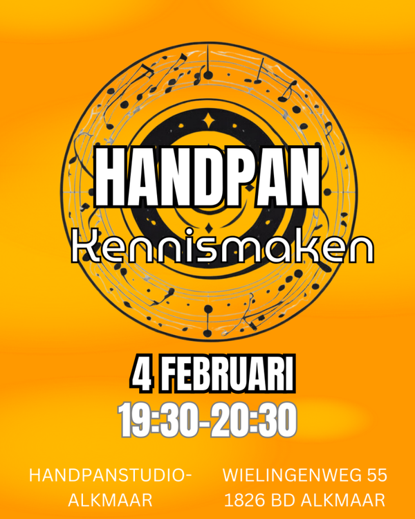 Kennismaken Handpan spelen - 4 februari