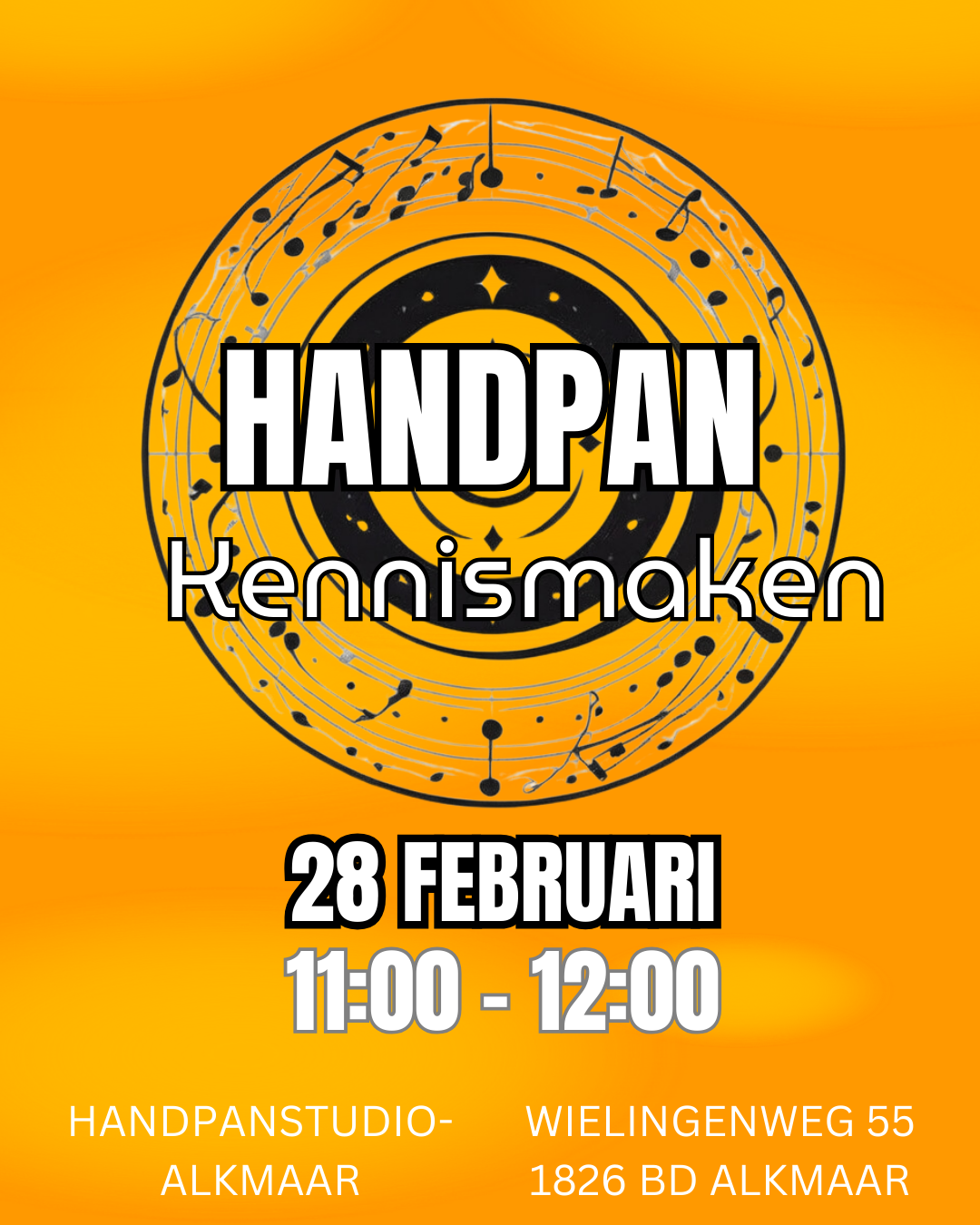 Kennismaken Handpan spelen - 28 Februari