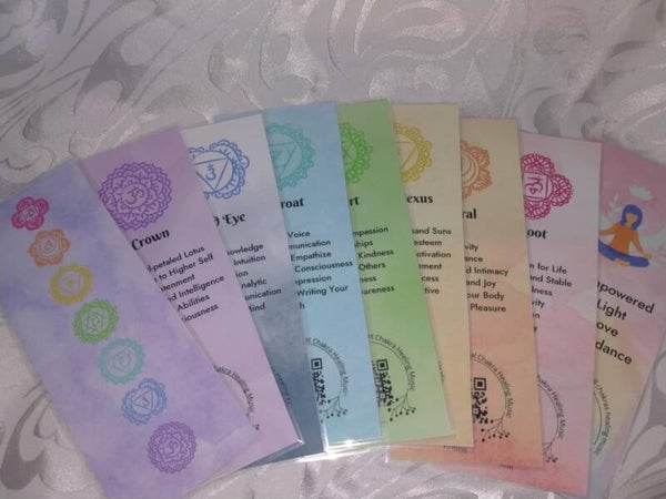 7 chakra bladwijze +2 gratis en qr code