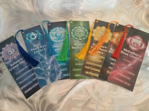 7 chakra bladwijzer + 1 gratis