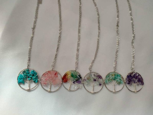 tree of life hanger en ketting