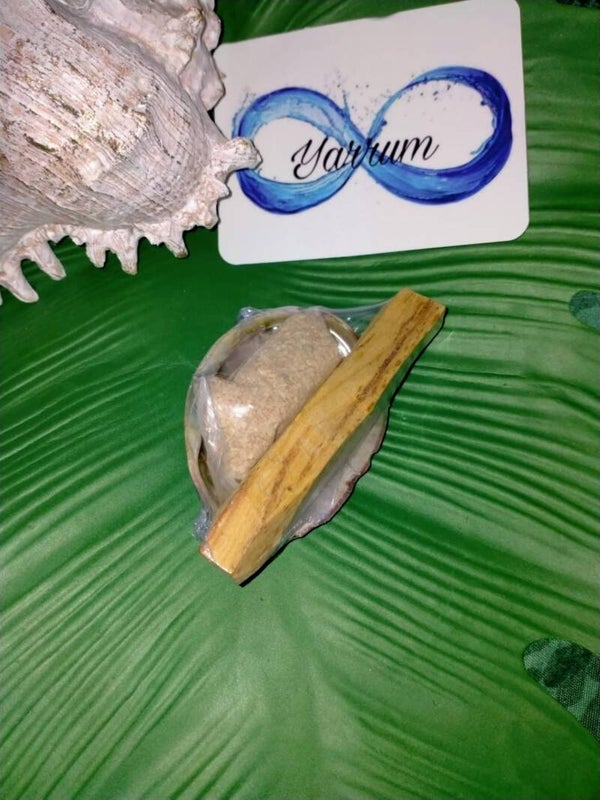 abalone set Palo Santo klein