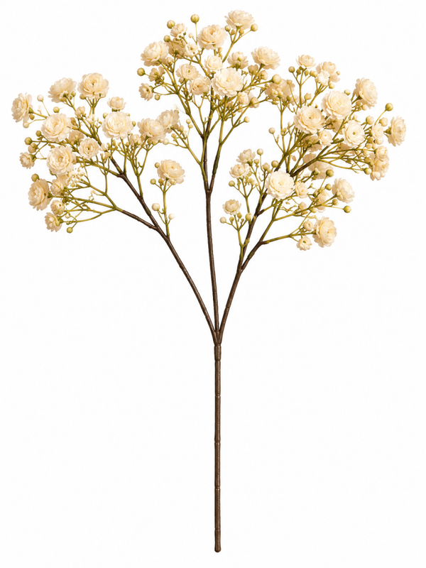Kunst gypsophila beige