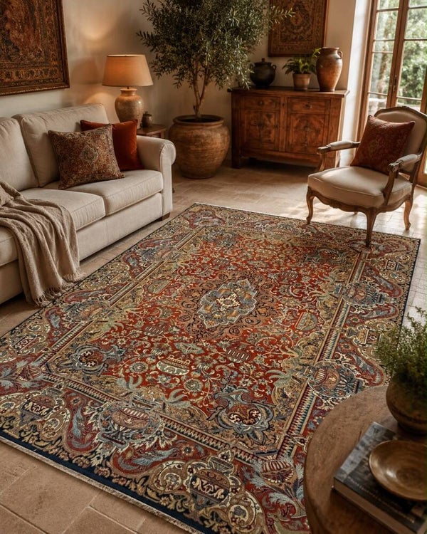 Machinaal geweven tapijt 100% wol 170 x 240cm