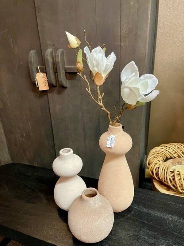 vazenset van 3 met magnoliatak