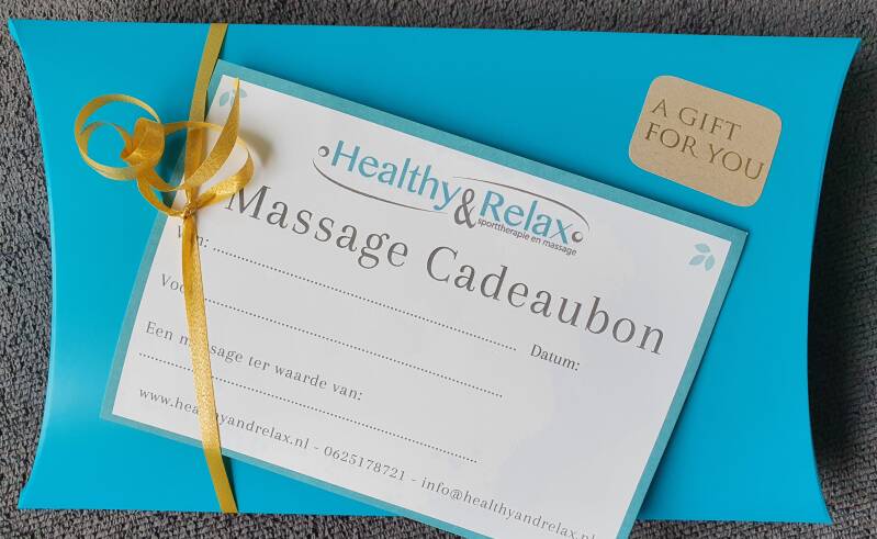 Massage Kadobon Healthy&Relax