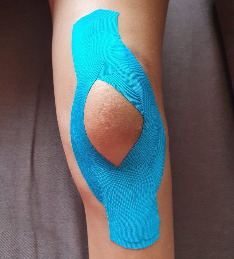 Medical taping knie