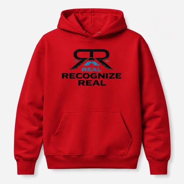 Red Hoodie Real Recognize Real Retro