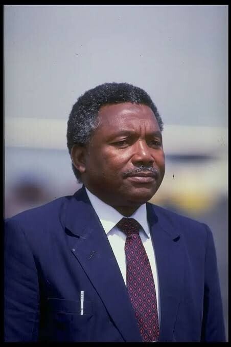 Ali Hassan Mwinyi akiwa katika majukumu ya uongozi