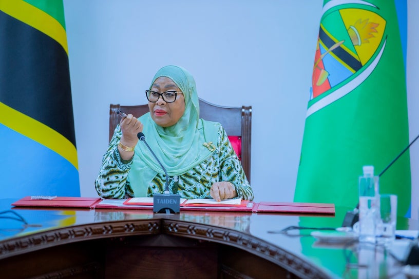 Dkt. Samia Suluhu Hassan katika kipindi cha uongozi wake