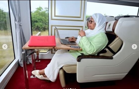 Rais Samia kwenye SGR