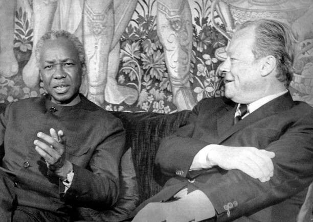 Mwalimu Nyerere na Willy Brandt Bonn, 4 Mei 1976