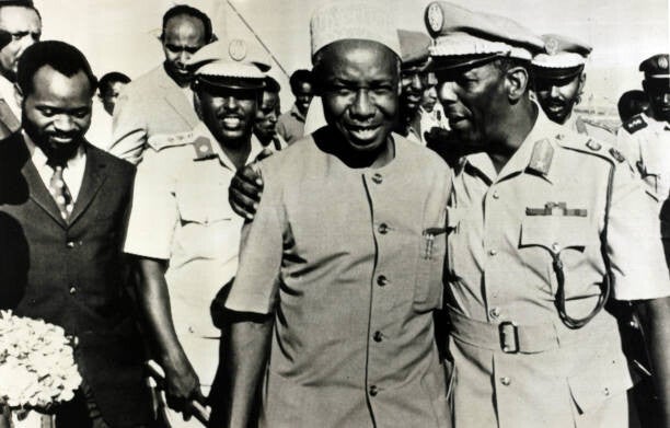 Siad Barre na Mwalimu Nyerere Mogadishu, 12 Juni 1974