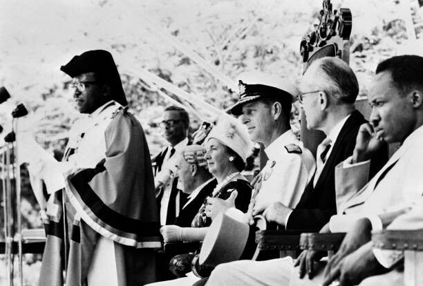 Sheikh Amir Abedi katika sherehe za uhuru wa Tanganyika, 9 Desemba 1961
