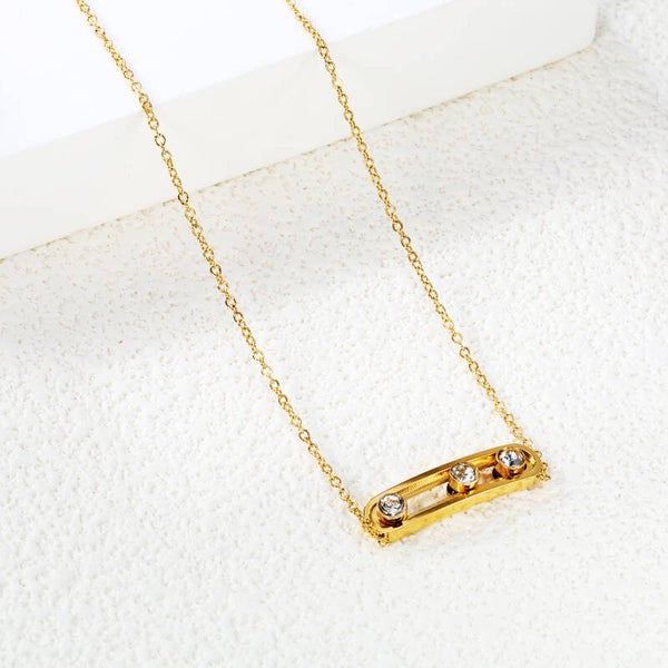 Minimal Arc Necklace