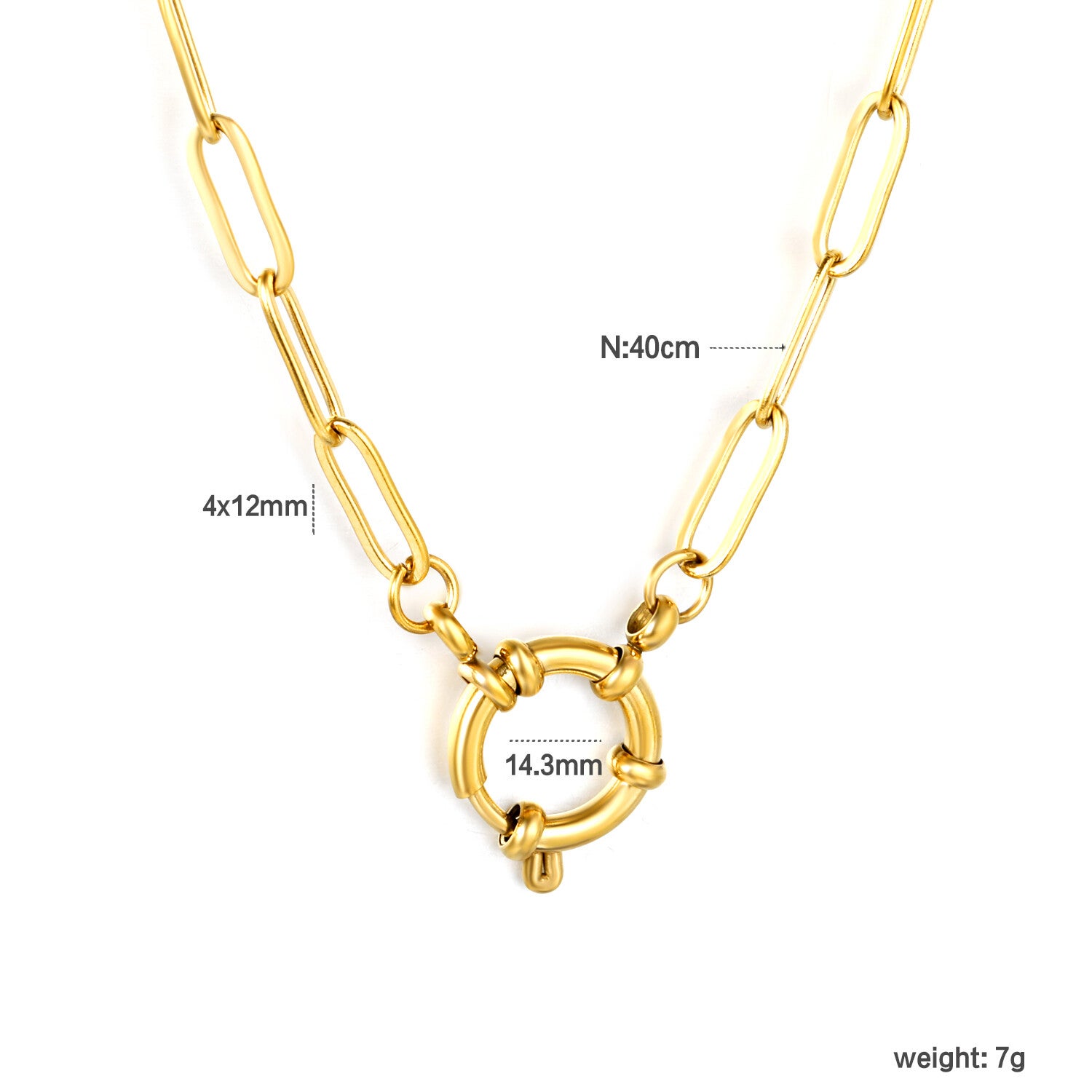 Halo Link Necklace