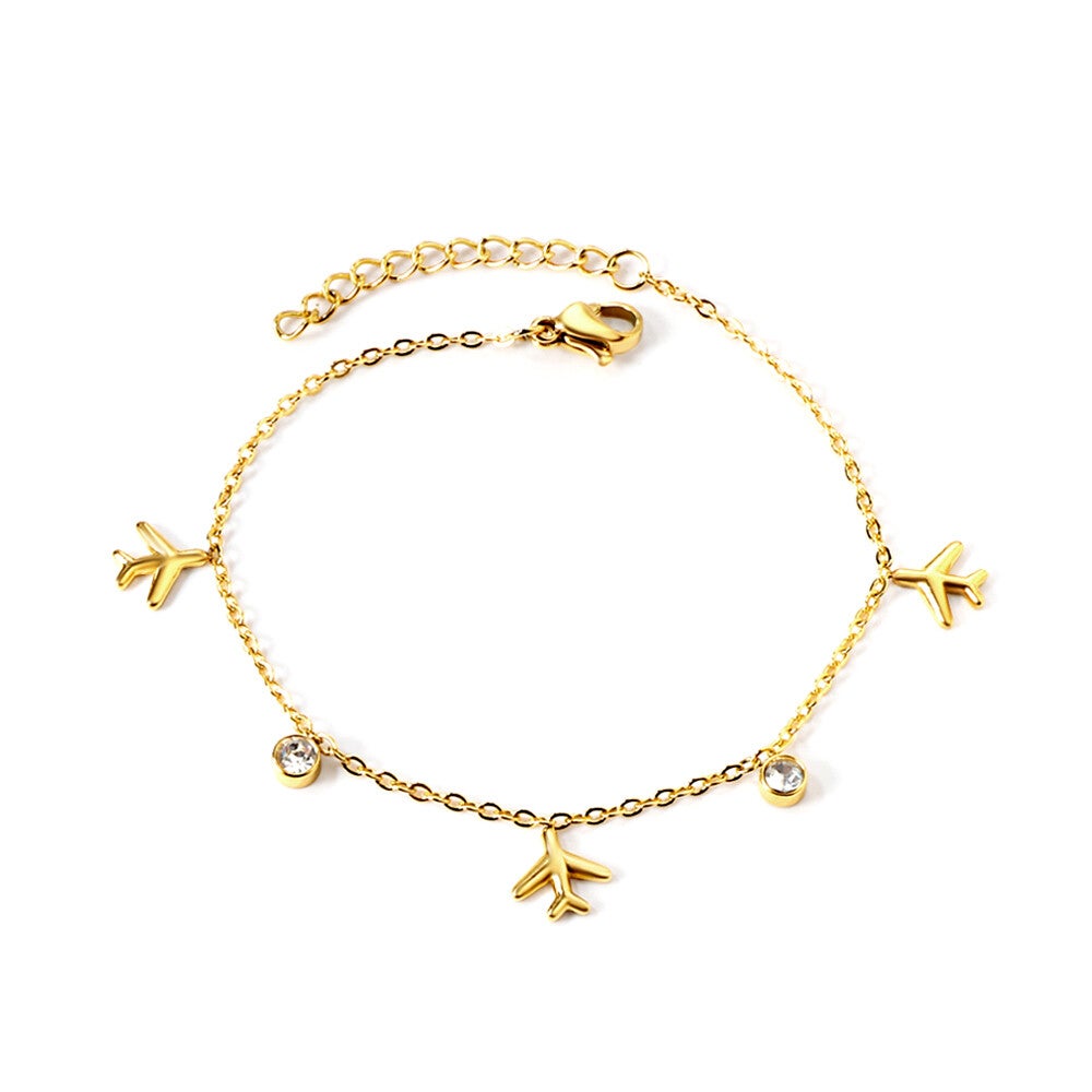 Planes with Diamond Bracelet