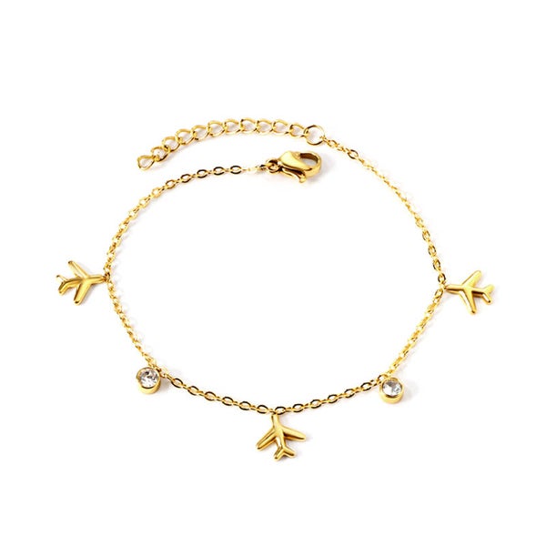 Planes with Diamond Bracelet