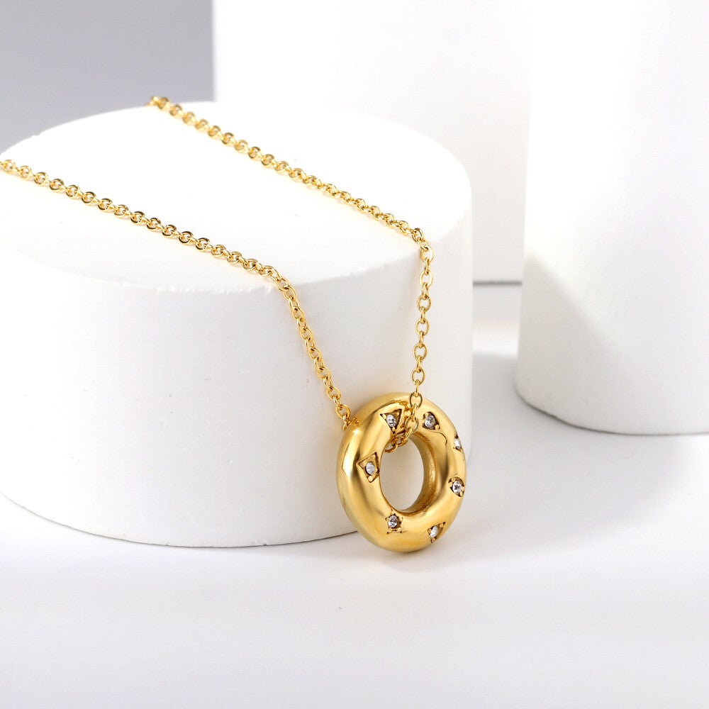 Luxe Ring Charm Necklace