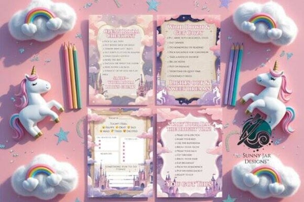 Unicorn Kids Routine Printable Set