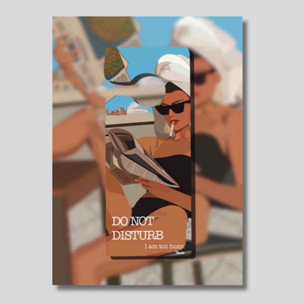 Affiche Chill Girl - Collection Do not Disturb