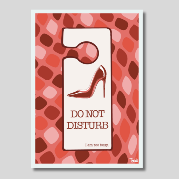 Affiche The devil in heels - Collection Do not disturb