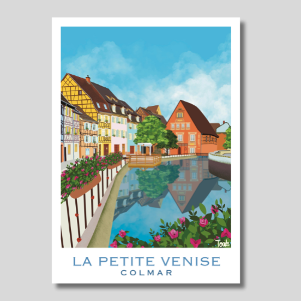 Affiche de la Petite Venise - Affiche de Colmar