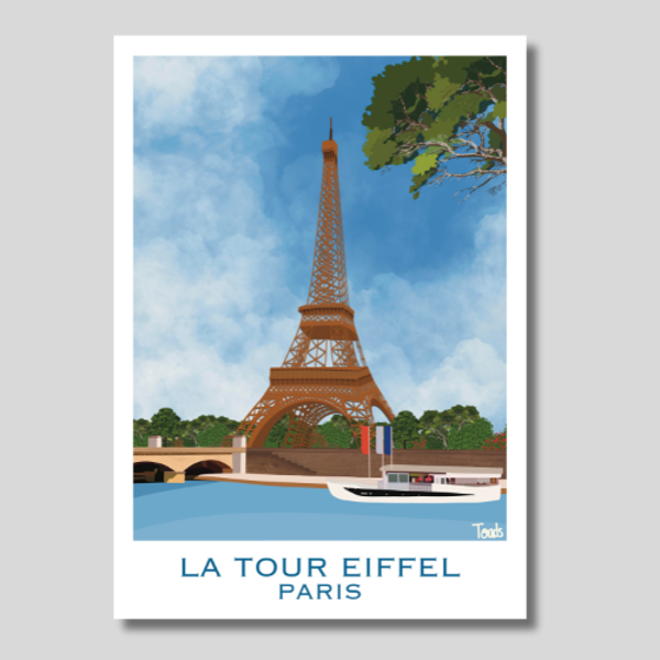 Affiche La Tour Eiffel - Affiche de Paris