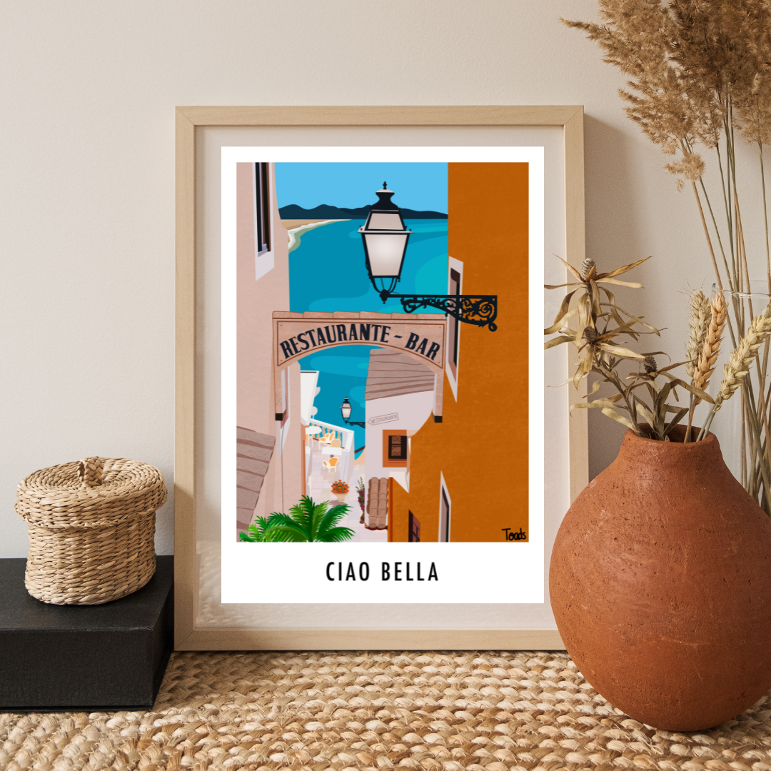 Affiche de Barcelone Parc Güell - Affiche d'Espagne
