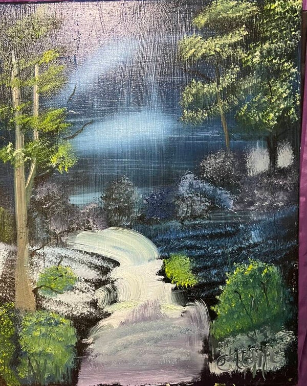 Dark Lilac Falls