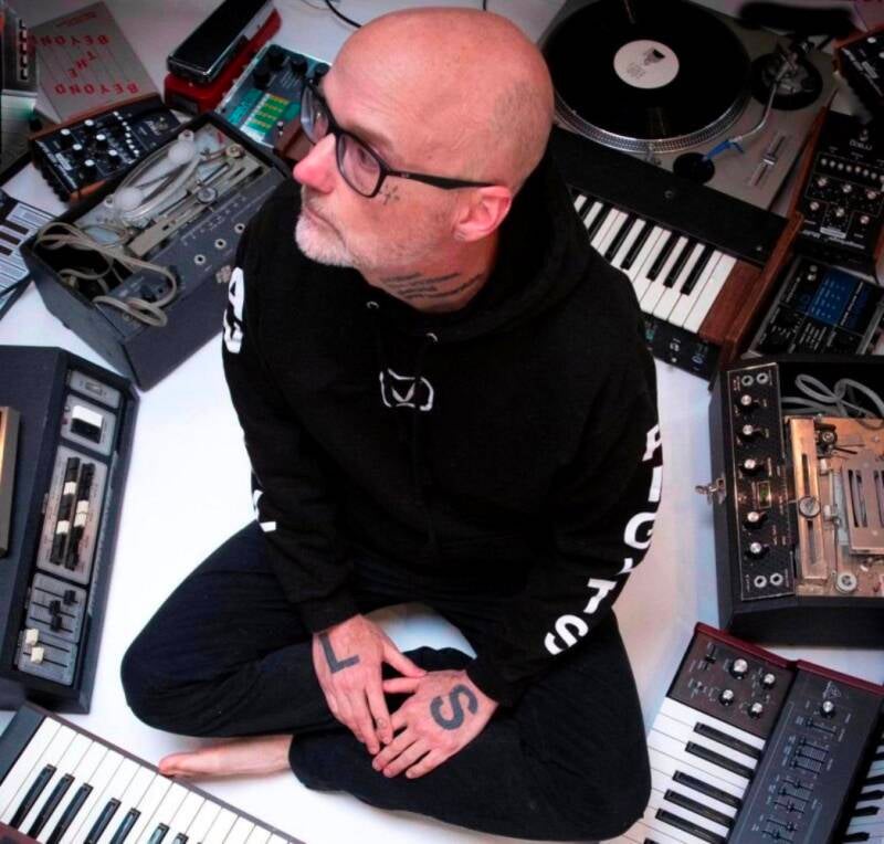 Photo promotionnelle de Moby.