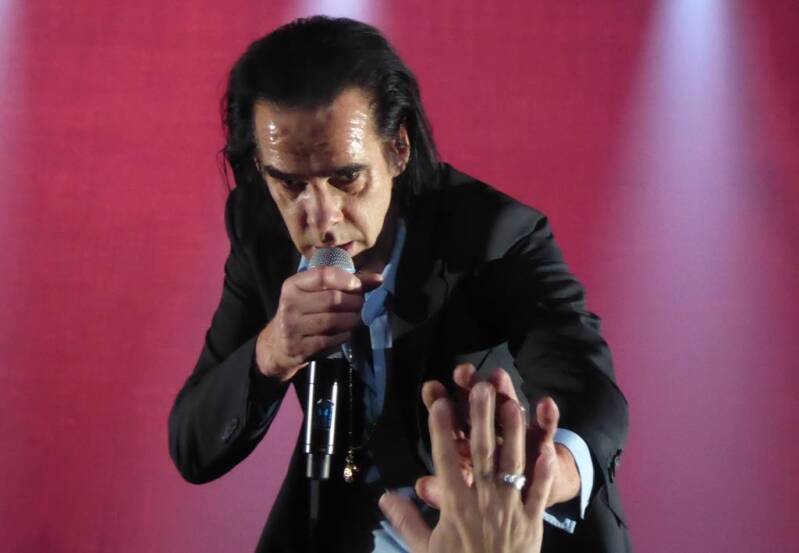 Photo live de Nick Cave.