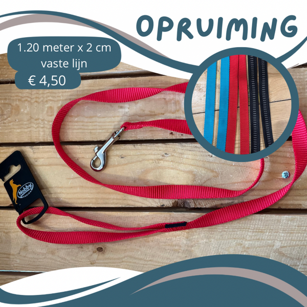 Nobby - vaste lijn - 1.2 meter