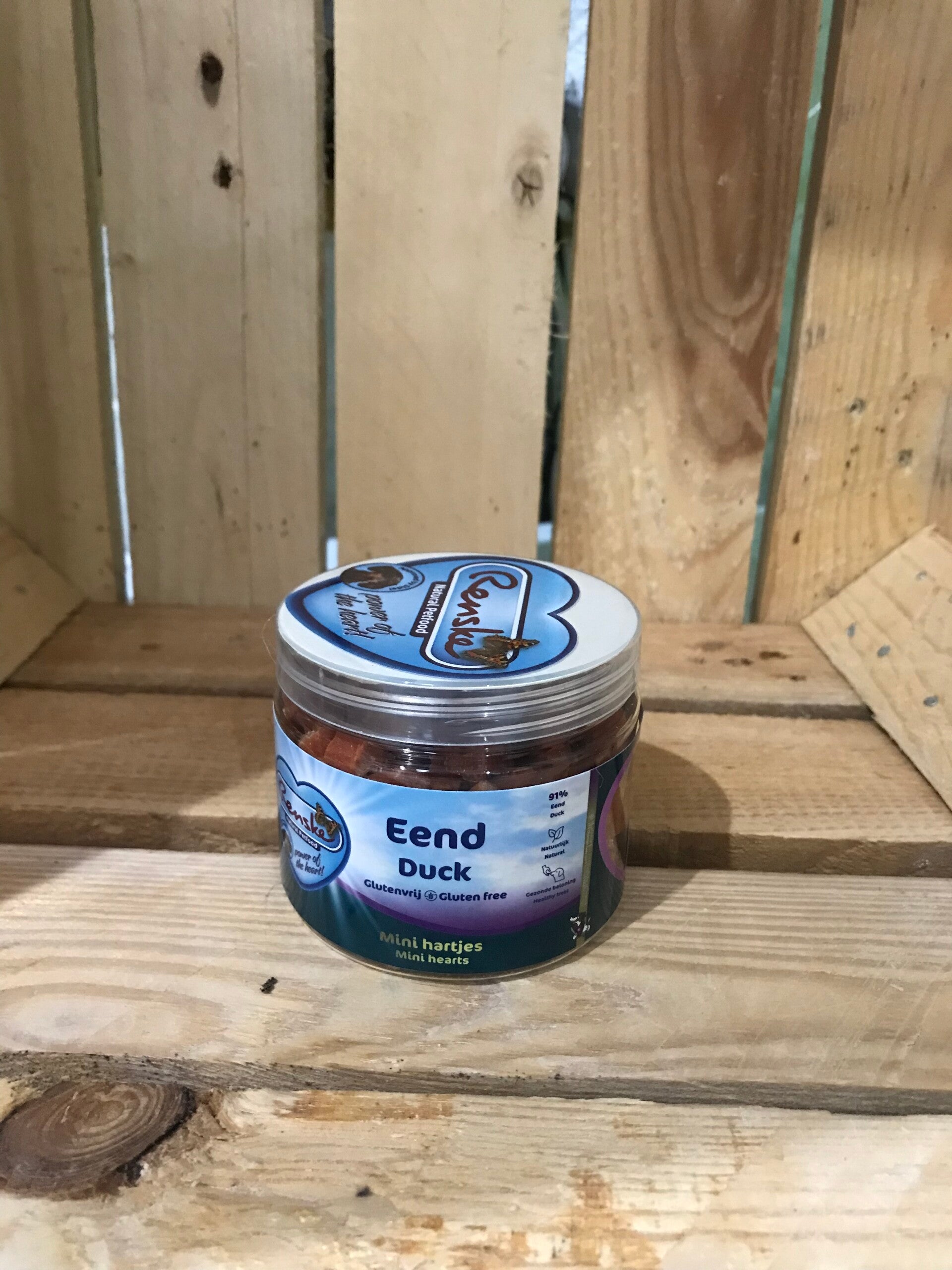 Renske - mini hartjes eend