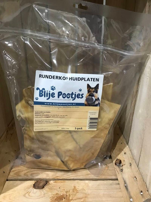 Blijepootjes - runderkophuidplaten