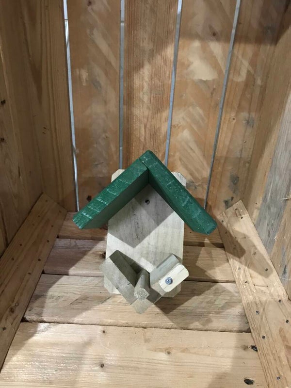 Vogelbescherming - pindakaas pot houder